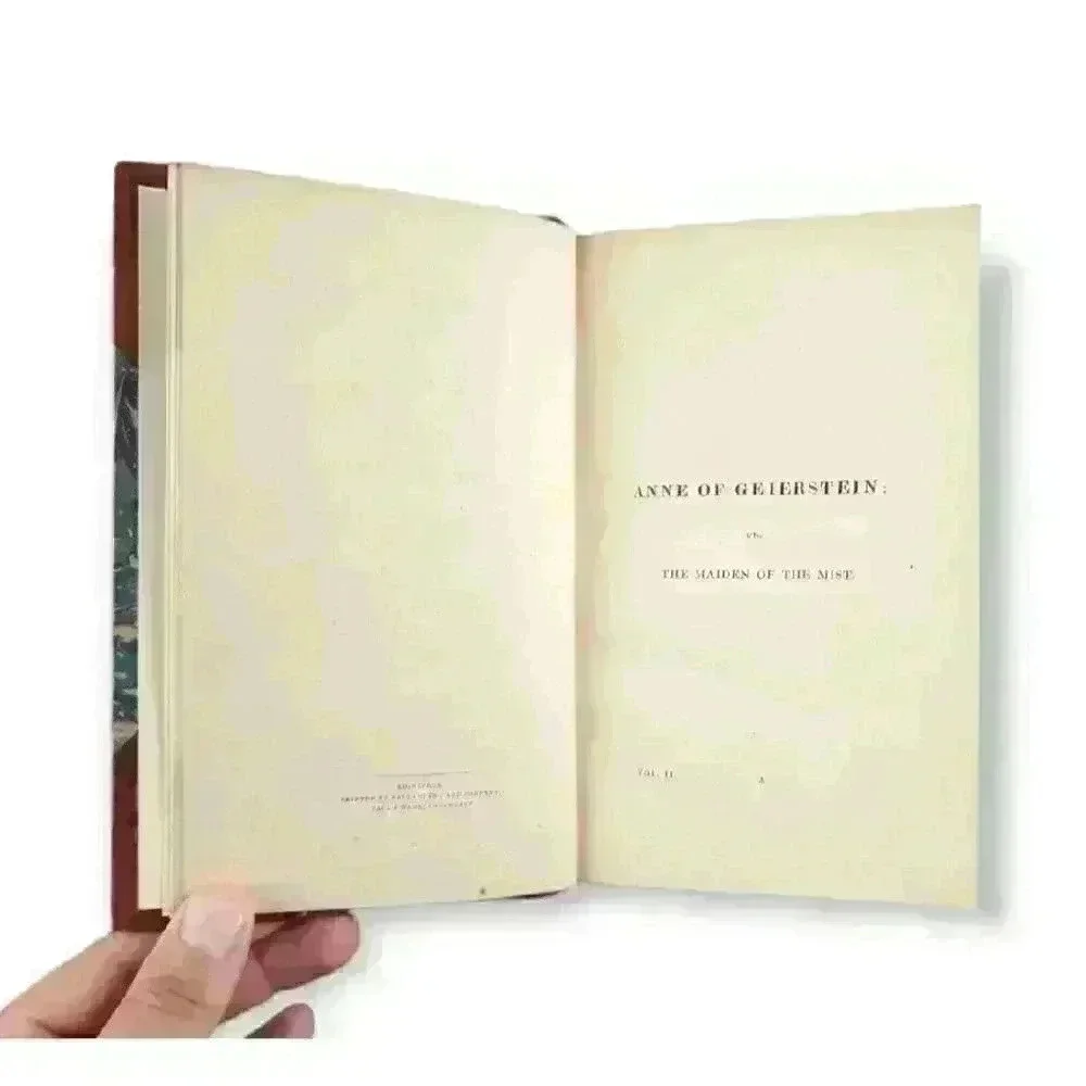 Anne of Geierstein; 3 Vols Waverley Novel Sir Walter Scott 1st Ed (1829) Bayntun - Picture 8 of 12